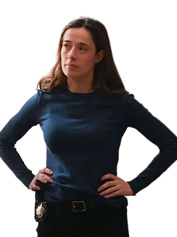 Chicago P D Marina Squerciati Blue Sweatshirt