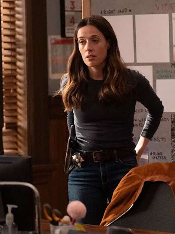 Chicago P.D 2024 Marina Squerciati Blue Sweatshirt
