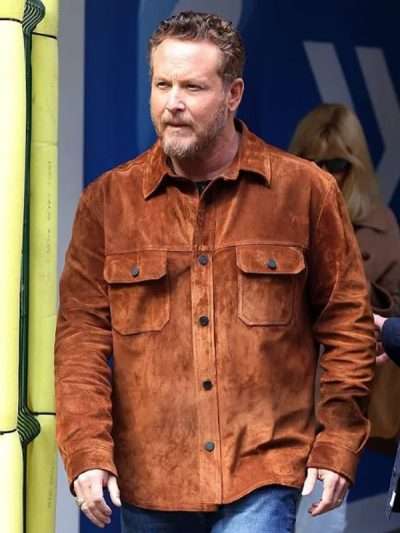 2026 Cole Hauser Brown Suede Trucker Jacket