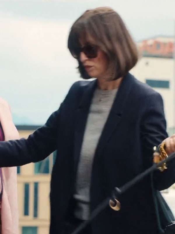 Eat Pray Bark 2026 Alexandra Maria Lara Blue Wool Blazer
