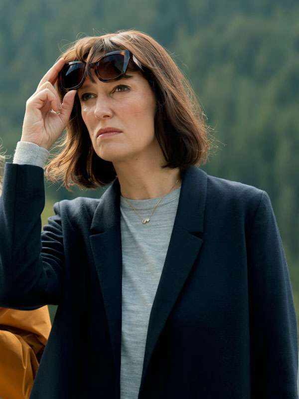 Eat Pray Bark Alexandra Maria Lara Blue Wool Blazer