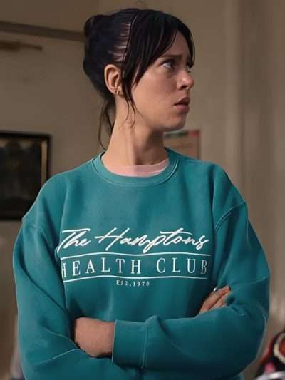 Everything Now Alison Hamptons Health Club Blue Sweatshirt