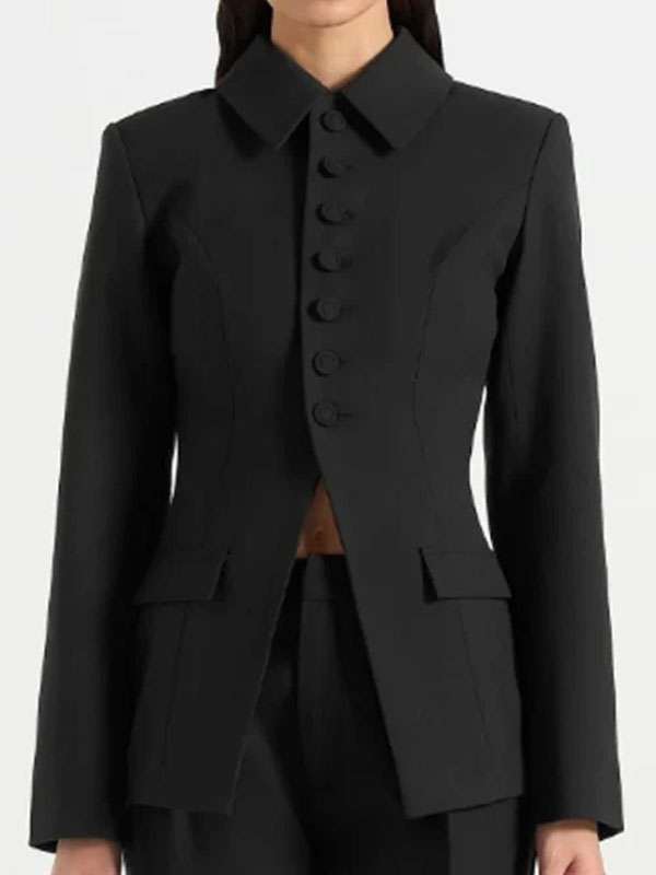 Gina Gosian CIA S01 Black Coat