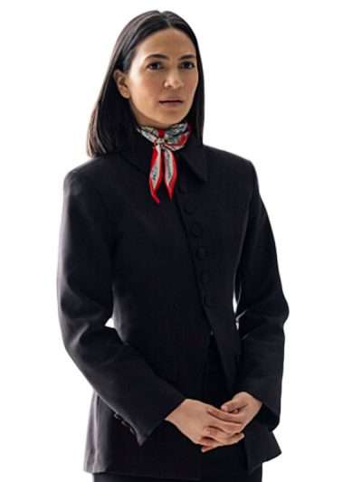 CIA Gina Gosian Black Coat