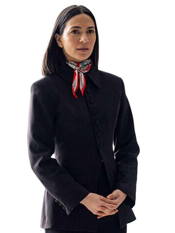 CIA Gina Gosian Black Coat