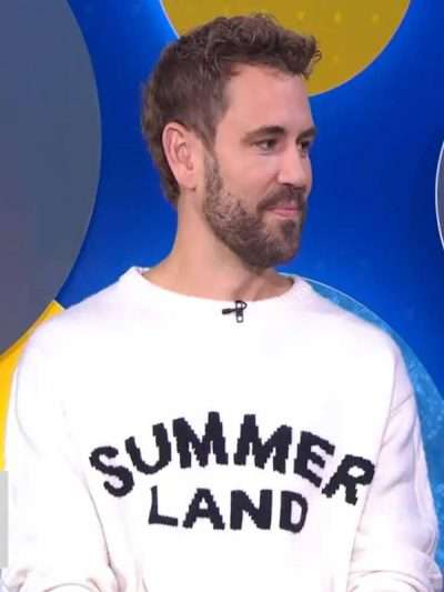 Nick Viall Summer Land White Sweatshirt