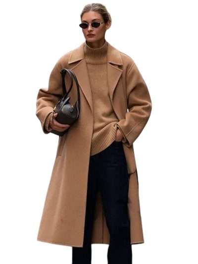 NYC Grace Elizabeth Brown Wool Coat
