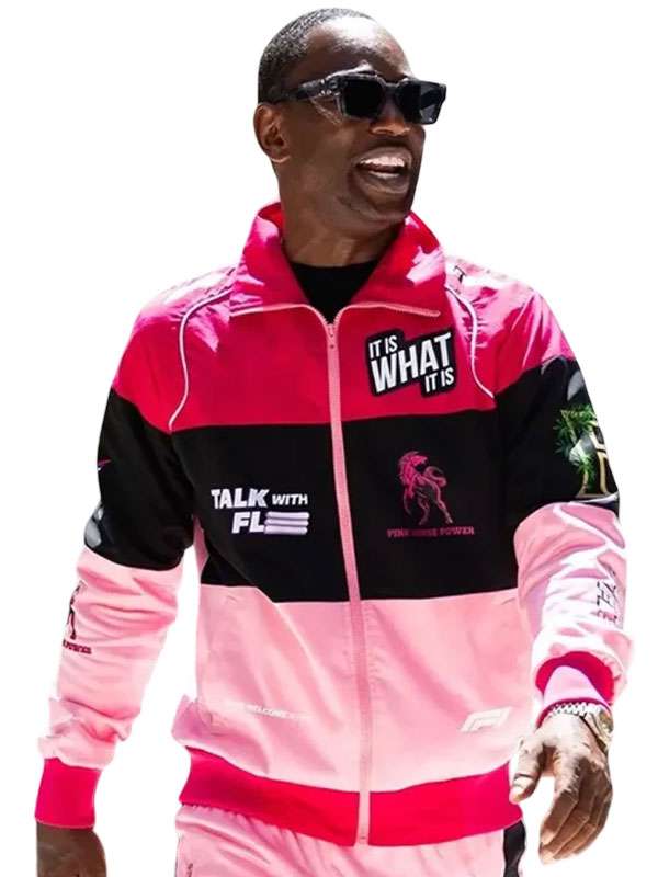 Grand Prix 2026 Cam’ron Pharrell Pink Track Jacket