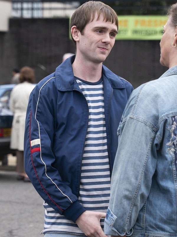 Half Man 2026 Mitchell Robertson Blue Bomber Jacket