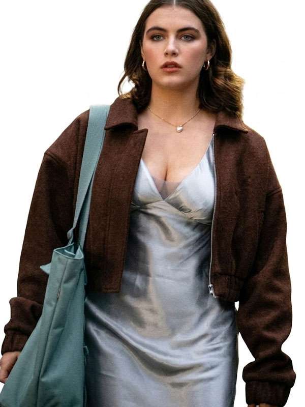 Hannah Wells Off Campus 2026 Brown Suede Jacket