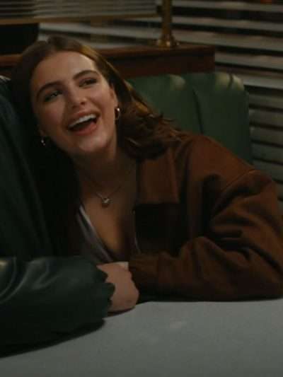 Hannah Wells Off Campus 2026 Suede Leather Jacket