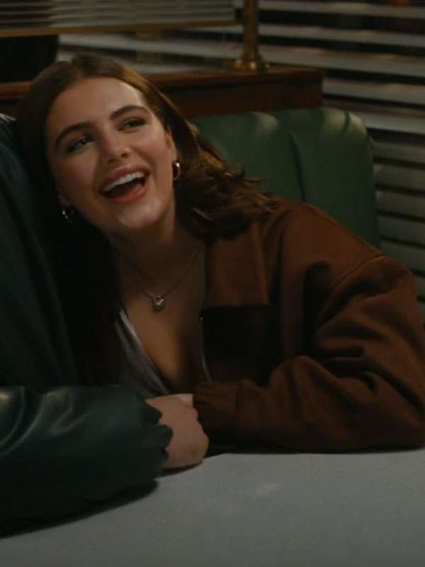 Hannah Wells Off Campus 2026 Suede Leather Jacket