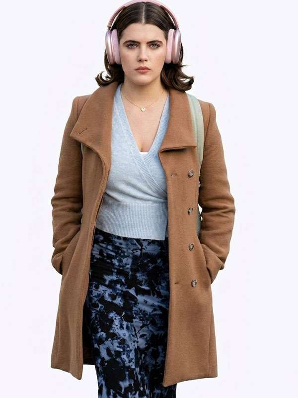 Hannah Wells Off Campus Brown Wool Coat