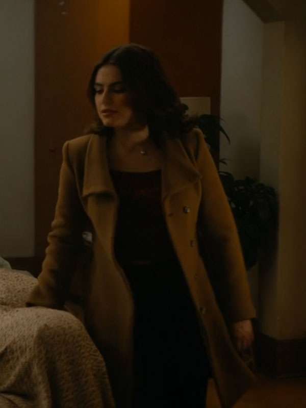 Hannah Wells Off Campus Brown Wool Coat