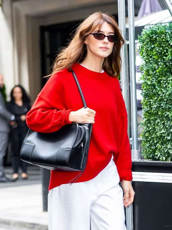 Harlem NYC 2026 Daisy Edgar JonesRed Oversized Sweatshirt
