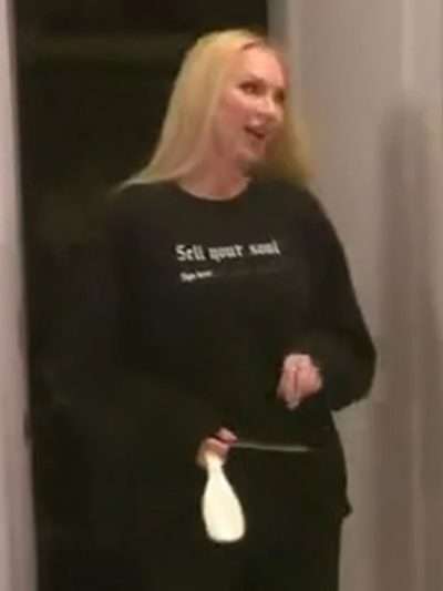 House of Villains Christine Quinn Sell Your Soul Black Sweatshirt