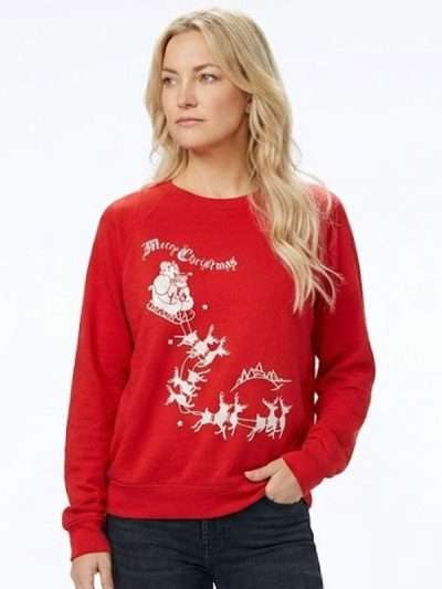 Running Point S02 Kate Hudson Red Sweatshirt