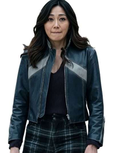 The Boys 2026 Karen Fukuhara Black Leather Jacket
