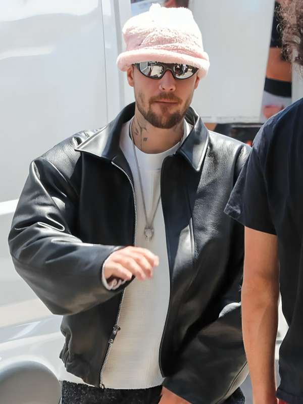 2026 Los Angeles Justin Bieber Leather Jacket