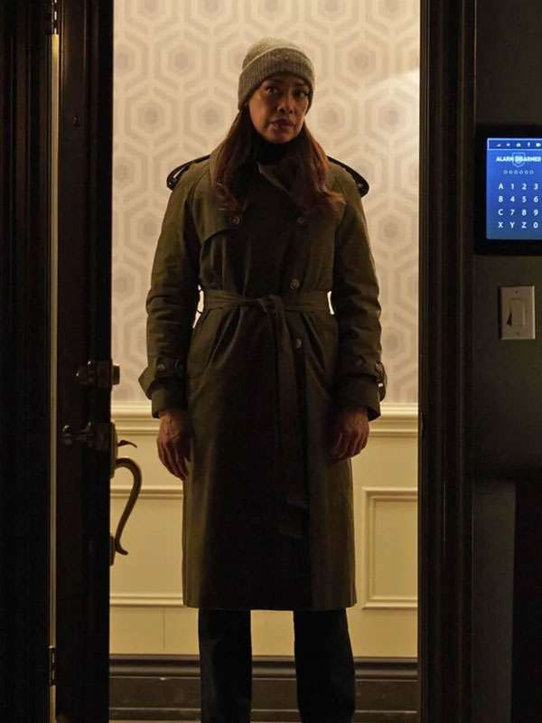 Linda Grant Memory Of A Killer S01 Green Trench Coat