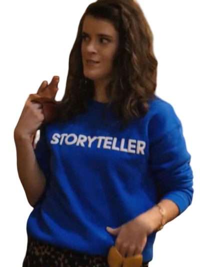 The Big Door Prize Mary Holland Blue Sweatshirt