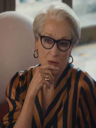 Meryl Streep The Devil Wears Prada 2 Stripe Robe