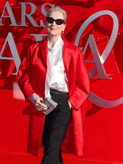 The Devil Wears Prada 2 Premiere Meryl Streep Red Coat