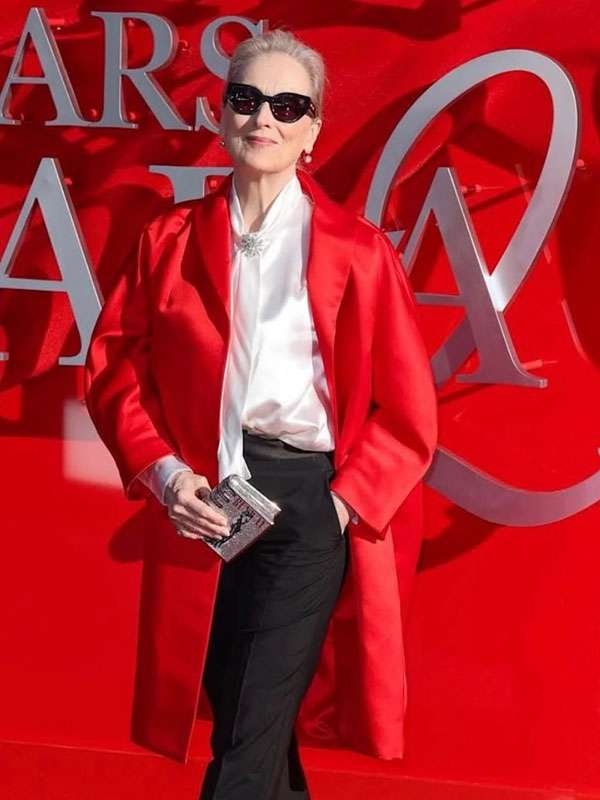 The Devil Wears Prada 2 Premiere Meryl Streep Red Coat