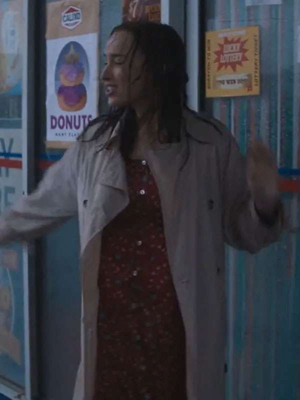 Thrash Phoebe Dynevor Cotton Trench Coat