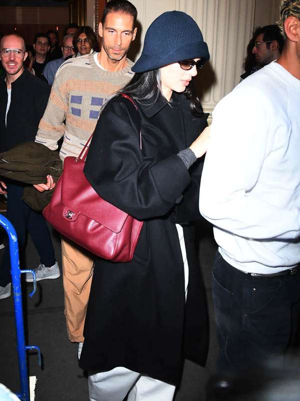 2026 Kendall Jenner Black Wool Coat