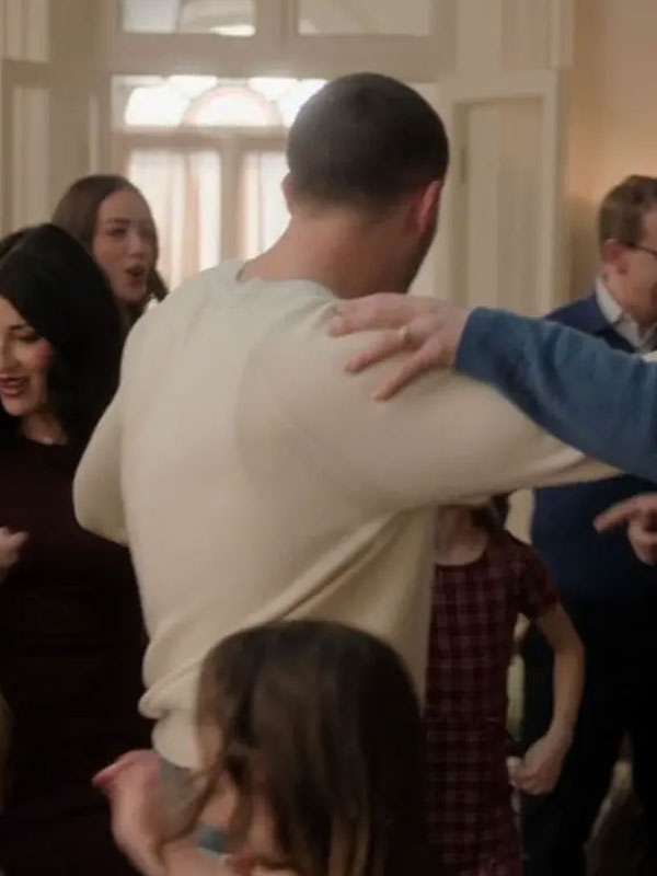 A Very Jonas Christmas Nick Jonas White Sweatshirt