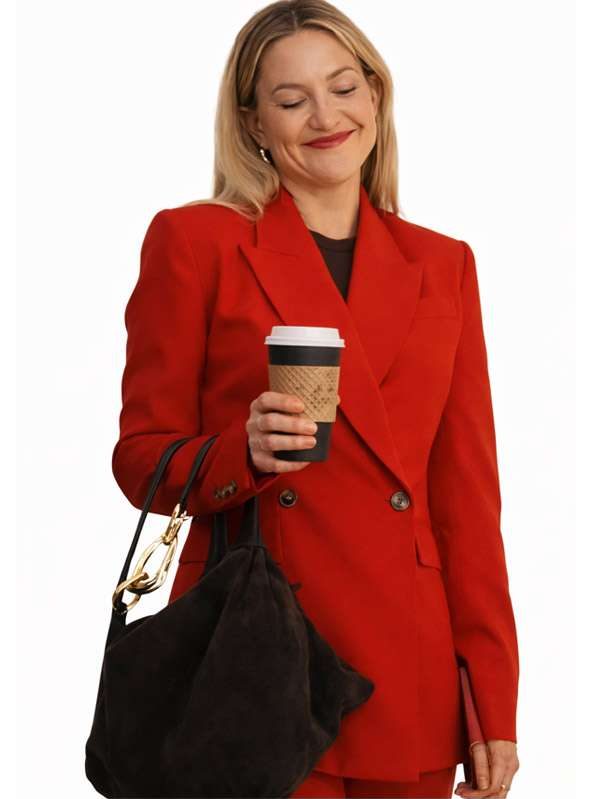 Shop Running Point Kate Hudson Red Blazer