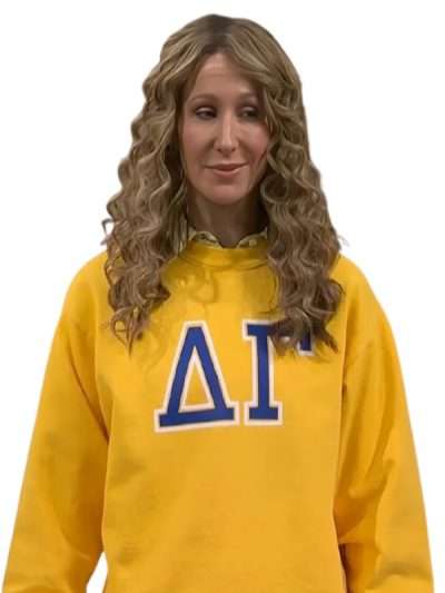 SNL Nikki Glaser Delta Gamma Yellow Sweatshirt