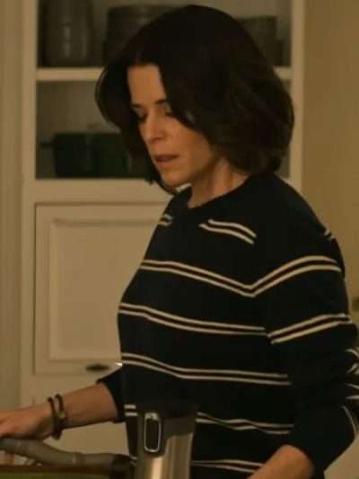 Sidney Prescott Movie Scream 7 Black Striped Sweatshirt