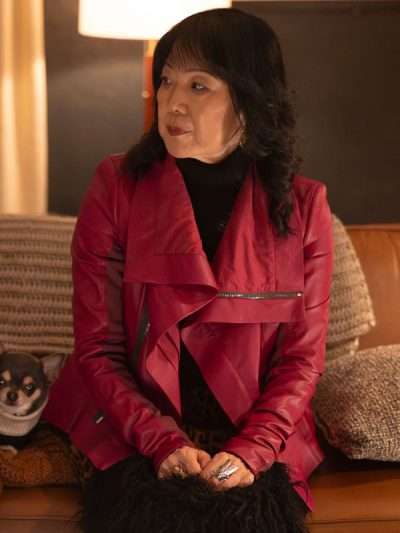 TV Series Will Trent Margaret Cho Red Leather Jacket