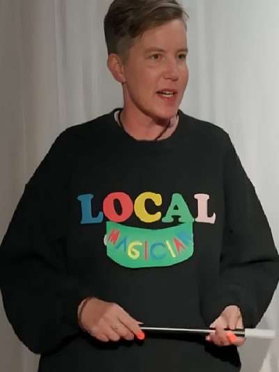 Karen O’Leary Taskmaster NZ Black Sweatshirt