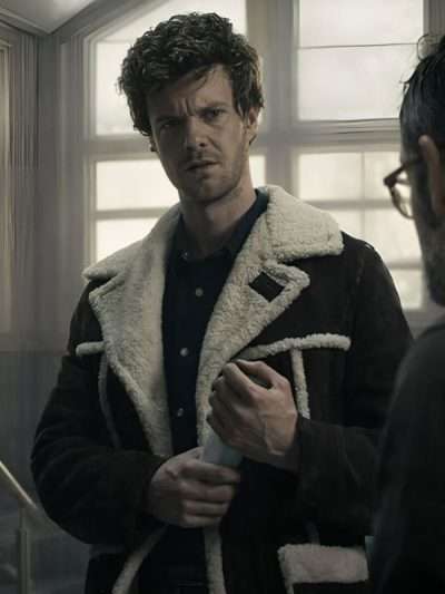 The Boys S05 Hughie Campbell Shearling Leather Jacket