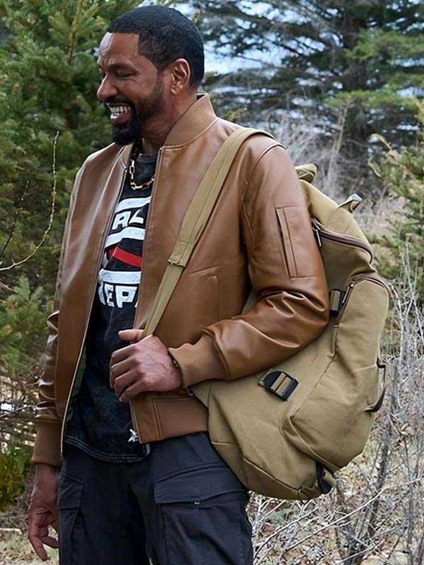 Laz Alonso The Boys S05 Brown Leather Jacket