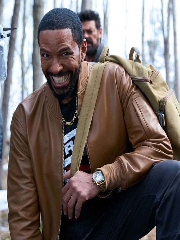 The Boys 2026 Laz Alonso Brown Jacket