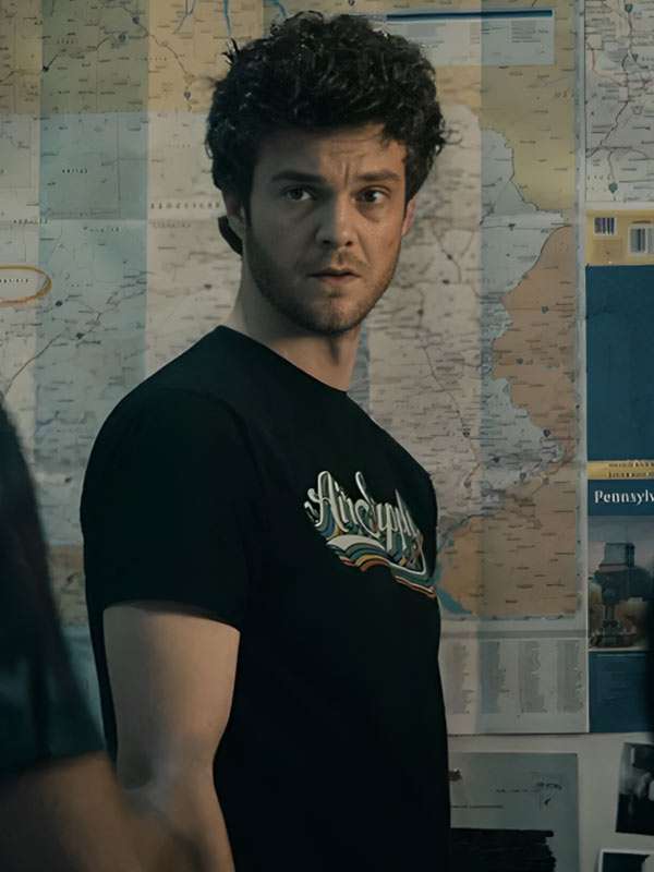 TV Series The Boys Hughie Campbell Black T-Shirt