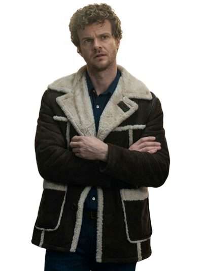 The Boys 2026 Jack Quaid Brown Suede Leather Jacket