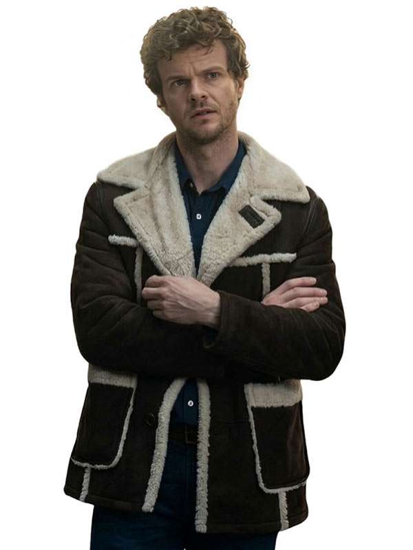 The Boys 2026 Jack Quaid Brown Suede Leather Jacket