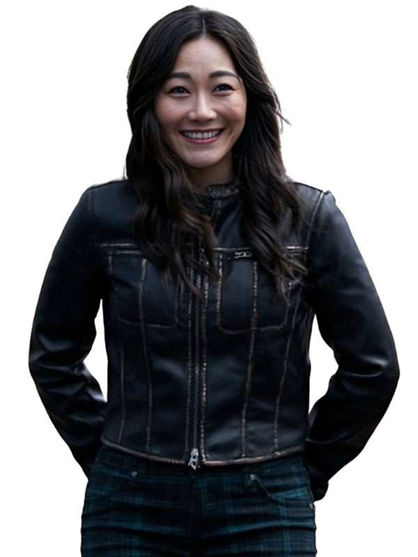The Boys 2026 Kimiko Miyashiro Leather Jacket
