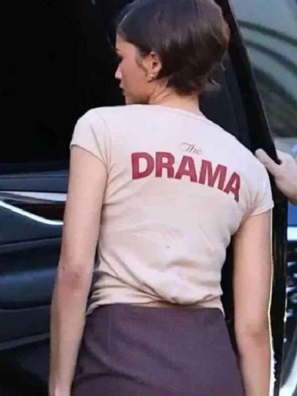 The Drama 2026 Zendaya Beige T-Shirt