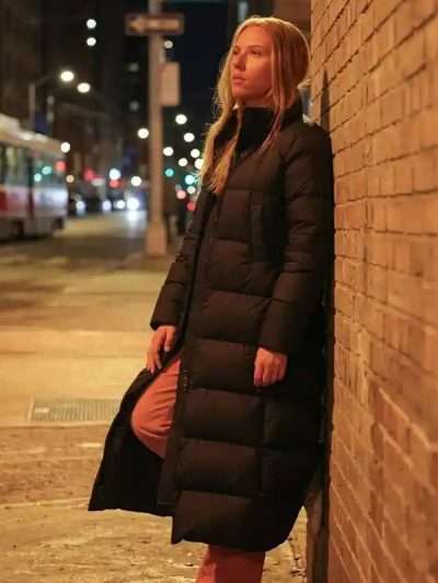 Scarlett Johansson The Exorcist Puffer Coat