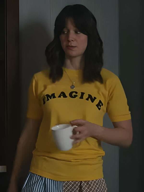 The Girls On The Bus Melissa Benoist Yellow T-Shirt