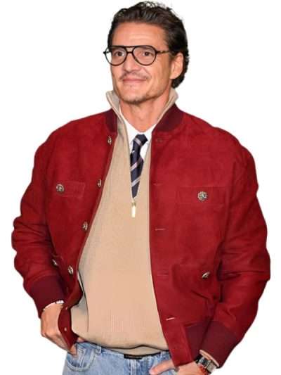 Star Wars The Mandalorian and Grogu Pedro Pascal Red Jacket
