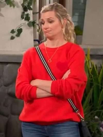 The Neighborhood Gemma Johnson Red Sweatshirt