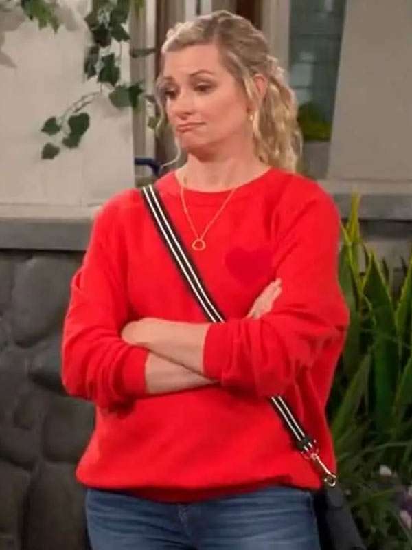 The Neighborhood Gemma Johnson Red Sweatshirt