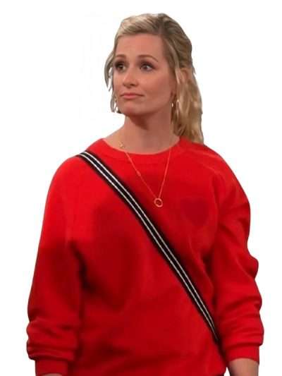 The Neighborhood Beth Behrs Red Heart Sweatshirt
